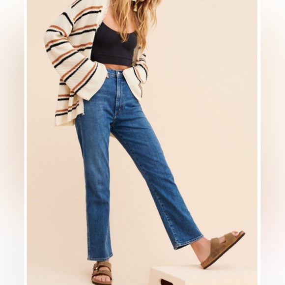 Agolde Denim - Agolde Pinch Waist Kick Flare Jeans in Placebo size 27 Medium Wash